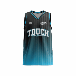 Touch NZ - Tournament singlet - Blue