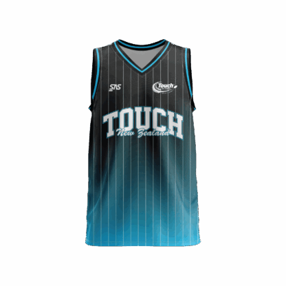 Touch NZ - Tournament singlet - Blue
