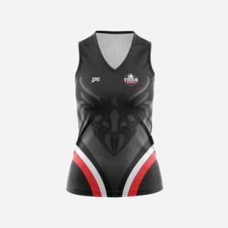 Touch Canterbury Women's Playing Black Singlet