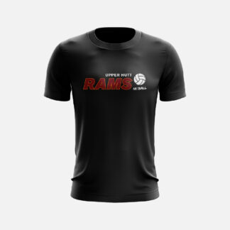 Upper Hutt Rams  Teamtee Senior Tee Black