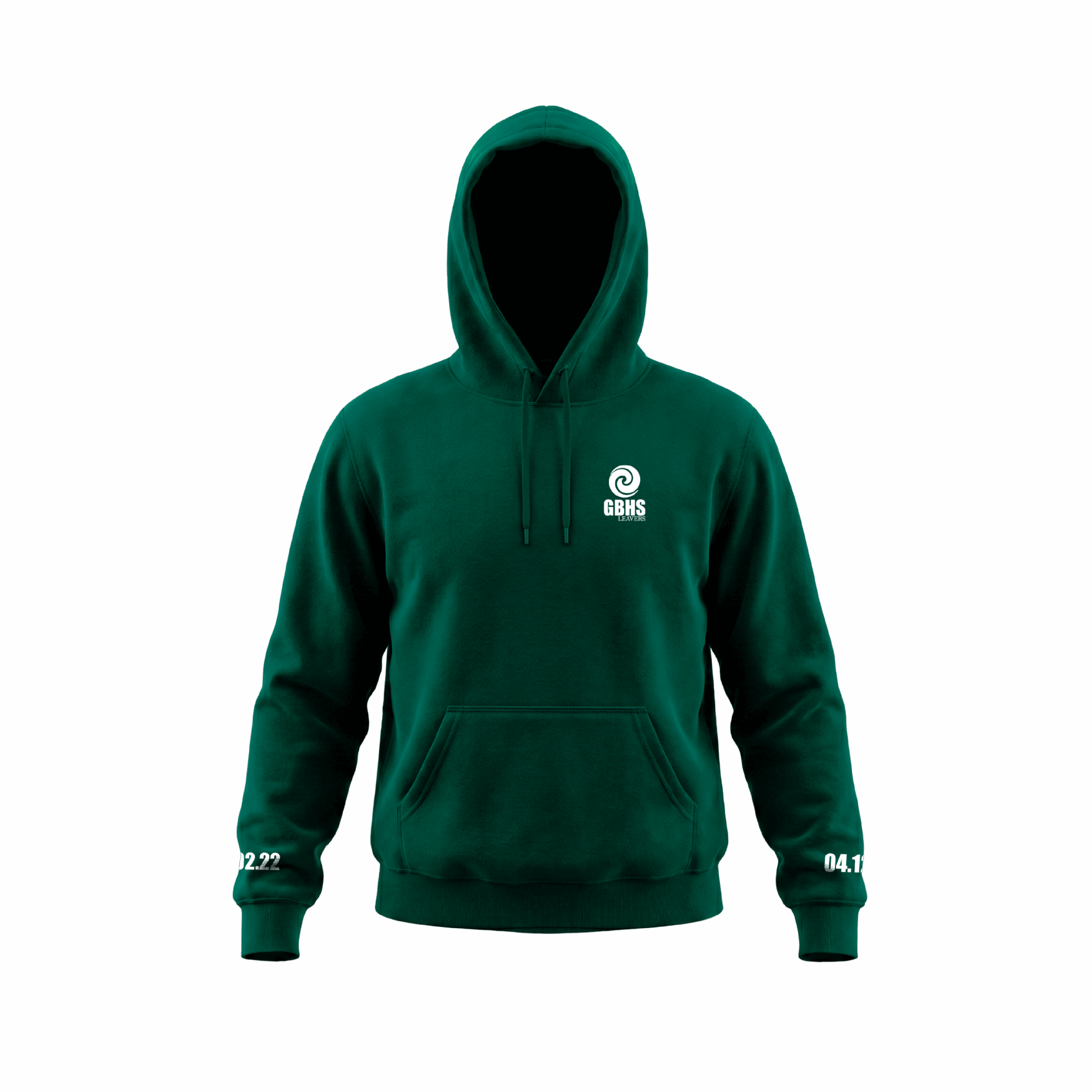 GREEN BAY HS – LEAVERS MENS HOODIE BOTTLE GREEN