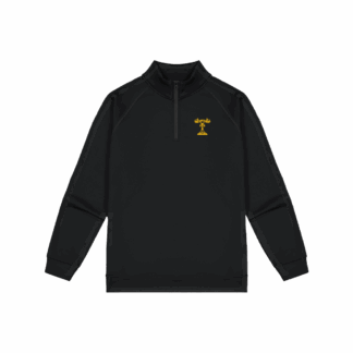Wellington College Leavers Black1/4 Zip Jacket