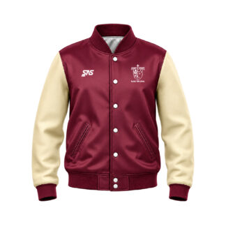 McAuley High School Letterman Jacket Leavers 2026 – Maroon/Beige