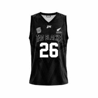 TAG Blacks Supporter Basketball Singlet